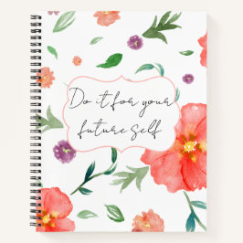 Apresente-se para o seu Eu Futuro – Floral Motivac