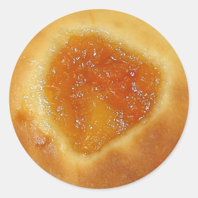 Apricot adesivos Kolache (Frente)