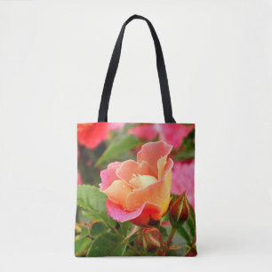 Apricot Rosa Tote Bag