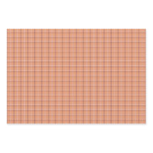 Apricot White Plaid Classic Pattern