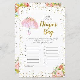 April Chá adivinha o que há na Fralda?