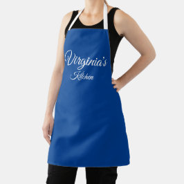 Apron Azul Personalizado