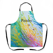 Apron de Grama do Mar Colorida com Peixe-Palha