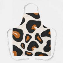 Apron de Impressão Leopardo Moderno - Estilo de Co
