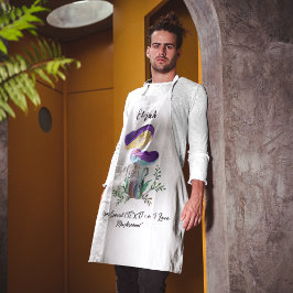Apron do Cogumelo de Texto Personalizado