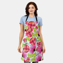 Apron Floral de Limão Tropical