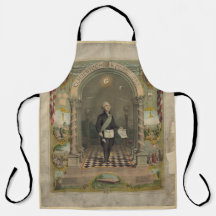 Apron - George Washington como Freemason