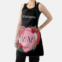 Apron Personalizado Floral Personalizado por Coraç