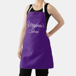 Apron Roxo Personalizado