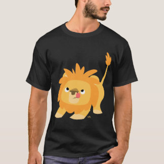 Apronte para saltar t-shirt do leão dos desenhos