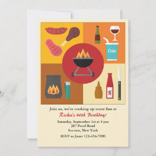 Apronte para um convite do Cookout