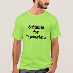 Apropriado para o t-shirt verde dos vegetarianos