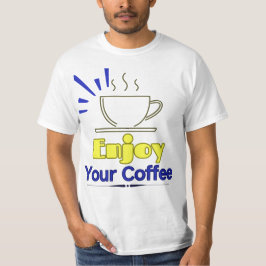 Aproveite a sua camisa de café