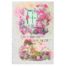 Aproveite o passeio | Bicicleta De Aquarela Com Fl