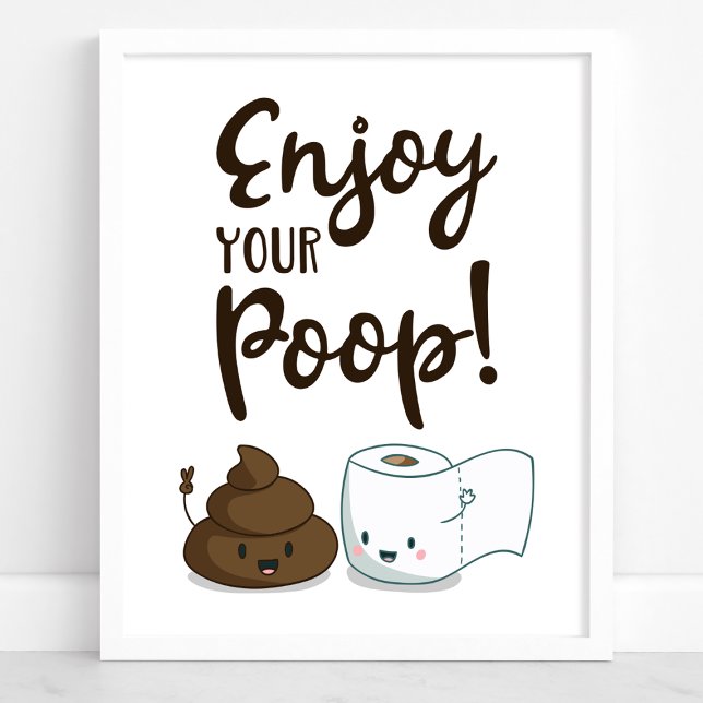 Aproveite Seu Coco Poster Divertido Decoração Banh (Criador carregado)