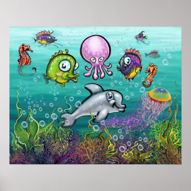 Aqua Babies Poster (Frente)