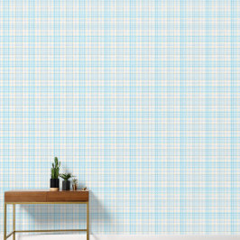 Aqua Blue Lemon Grid Geométrico
