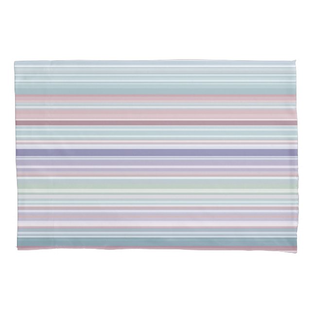 Aqua, Blush and Lavender Stripes (Frente)