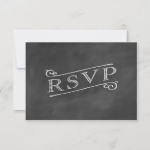 Aqua Chalk RSVP
