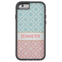 Aqua e Design geométrica cor-de-rosa