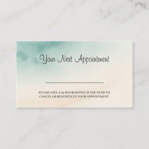 Aqua Fade Seu Próximo Cartão de visita de Compromi