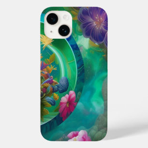 Aqua Floral Abstrato subwater Garden