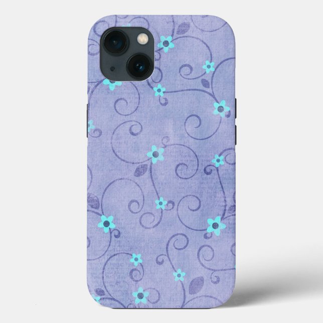 Aqua Flores em Roxo (Verso)