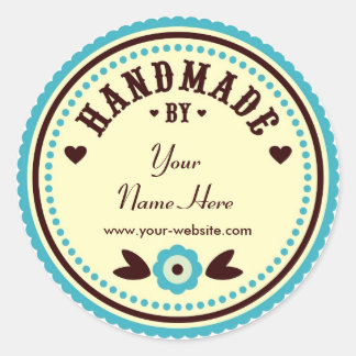 Aqua Flower Manuseada Por Autocolantes Personaliza