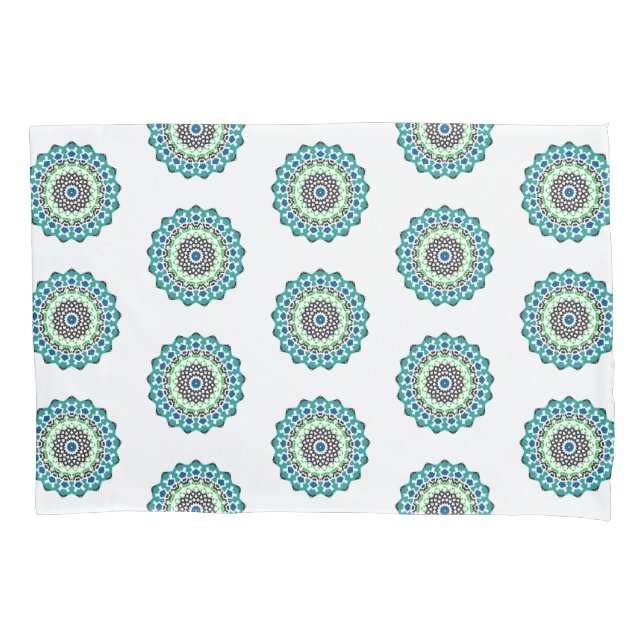 Aqua Mandala Pattern Boho (Frente)