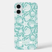 Aqua Shells Personalized