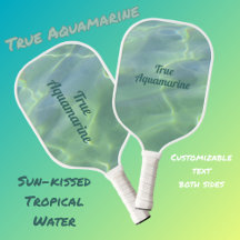 Aquamarina tropical personalizável