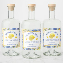 Aquarela Amarelo & Azul Limoncello Caseiro