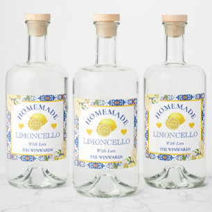 Aquarela Amarelo & Azul Limoncello Caseiro