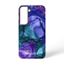 Aquarela arco-íris violeta azul