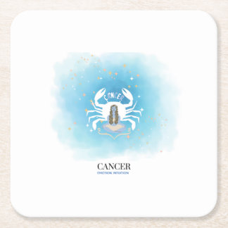 Aquarela Astrologia - Conjunto de Porta-Copos de P