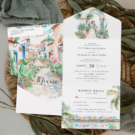 Aquarela Casamento Sayulita México