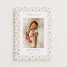 Aquarela de Boho | cartão de anúncio de nascimento