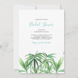 Aquarela de Chá de panela de praia tropical