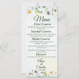 Aquarela do Jardim Branco Flor Selvagem Verão