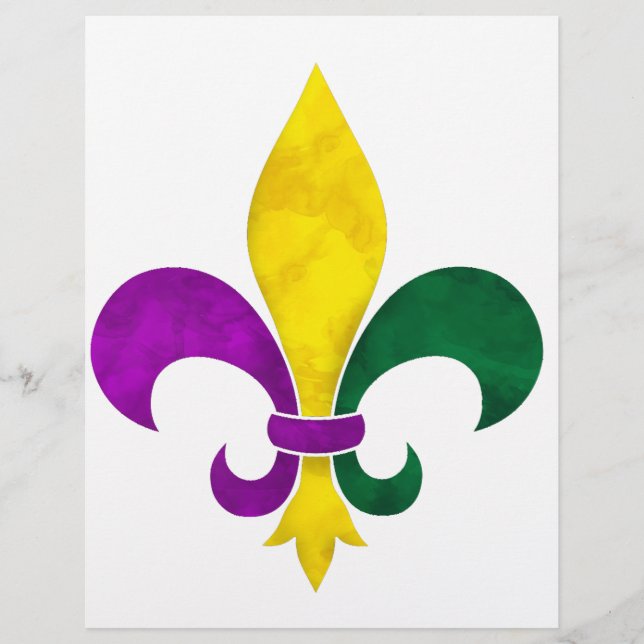 aquarela fleur de lis (Frente)