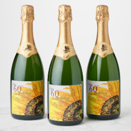 Aquarela Floral Festa de aniversário de Girassol