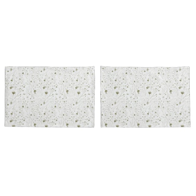 Aquarela Floral Verde - Dobragem Inspirada na Natu (Verso - conjunto)