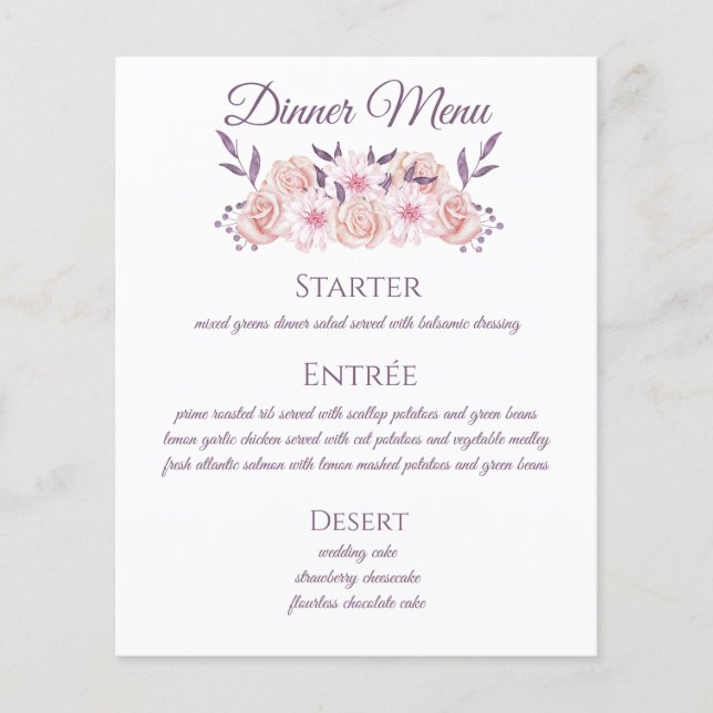 Aquarela Flores Rosa-Cor-de-Vestuário (Frente)