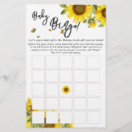 Aquarela Girassóis e Borboletas Bebê Jogo