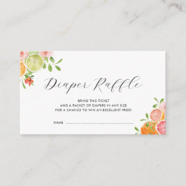 aquarela laranjas pequena fralda branca cartão de