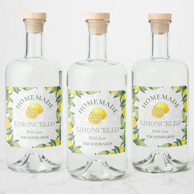 Aquarela Limões Sicilianos Limoncello Caseiro (Garrafas)