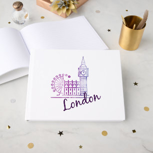 Aquarela Londres Big Ben Livro de Visitas – Viagen