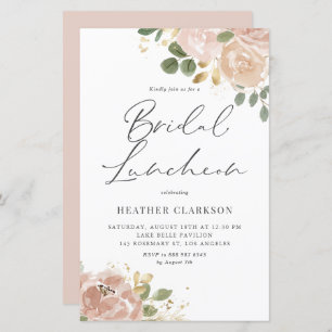 Aquarela Mauve Peach Flores Bridal