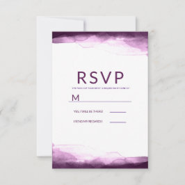 Aquarela Roxo de Boysenberry Chic Moderno RSVP