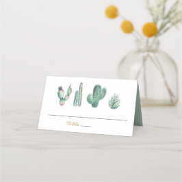 aquarela suculenta cartões de casamento elegantes